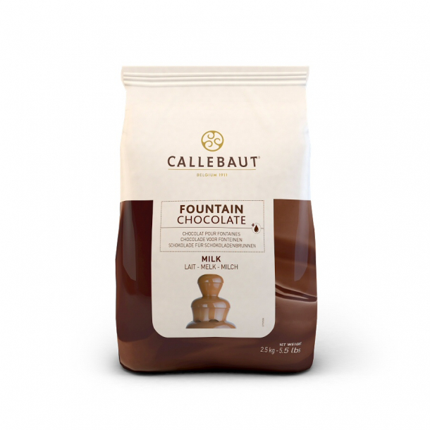 2,5 kg Fontne Chokolade Callebaut - Mlk.
