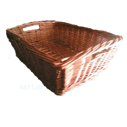 Brd Kurv i Brun Flet 40x29 cm