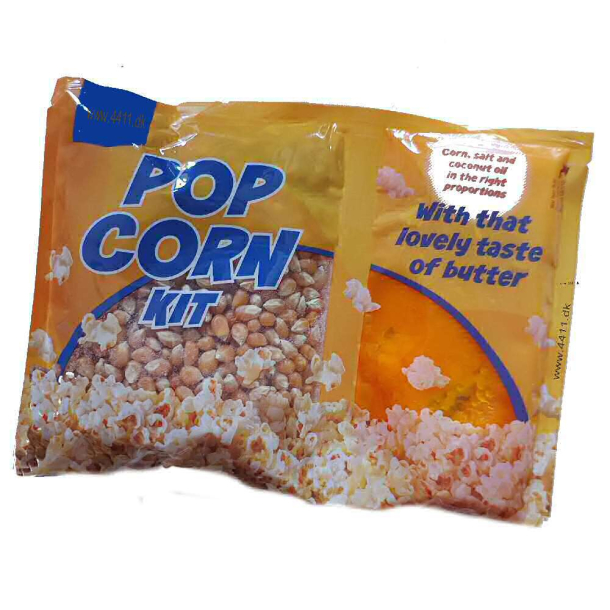 Portionspakning til 5,8 ltr Popcorn
