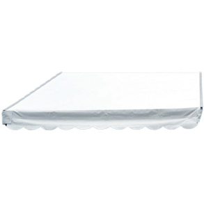 Tagdug 9m hvid, PVC Brugt