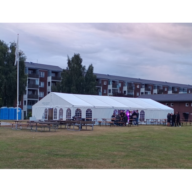 Telt 6 x 18 meter uden gulv