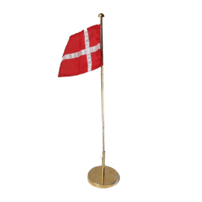 Flagstang bord guld