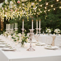 5-Arme S�lv Lysestage