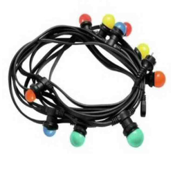 Lyskde 10 Meter Med Farvet Pre