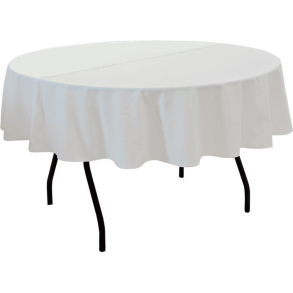Rund Dug Hvid  For Bord �180