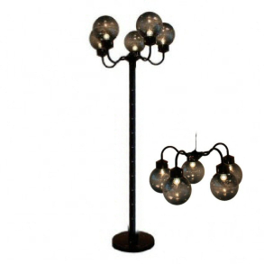 Lysstander 5 Kupler Sort