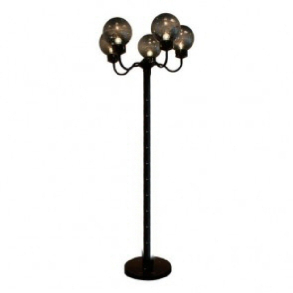 Lysstander 5 Kupler Sort