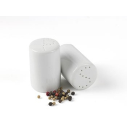Salt og peber hvid porceln