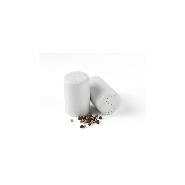 Salt og peber hvid porceln