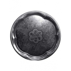 Serveringsfade rundt diameter 35 centimeter.