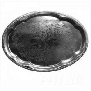 Serveringsfad ovalt 45 x 34 centimeter.