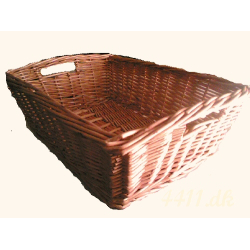 Brd Kurv i Brun Flet 40x29 cm