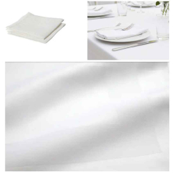 Stof Servietter Hvide