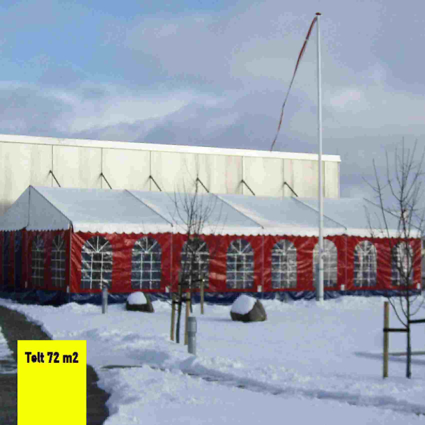 Telt 6 x 12 meter uden gulv