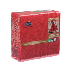 Duni Servietter R�d Elegance