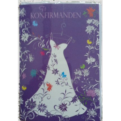 konfirmations Penge Kort Pige