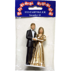 Figur guld bryllup par