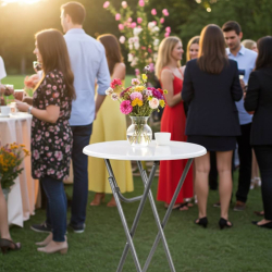 Cafebord H�j � 60 cm Klapbord