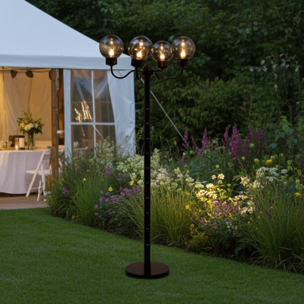 Lysstander 5 Kupler Sort