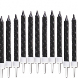 lagkagelys sort/hvid